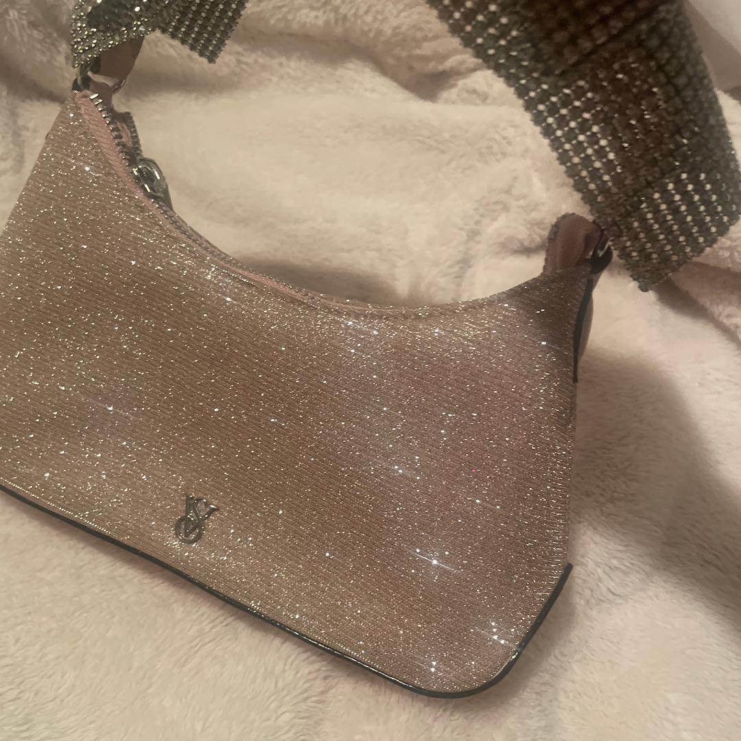 Victoria secretグリッター ピンク ショルダーバッグ