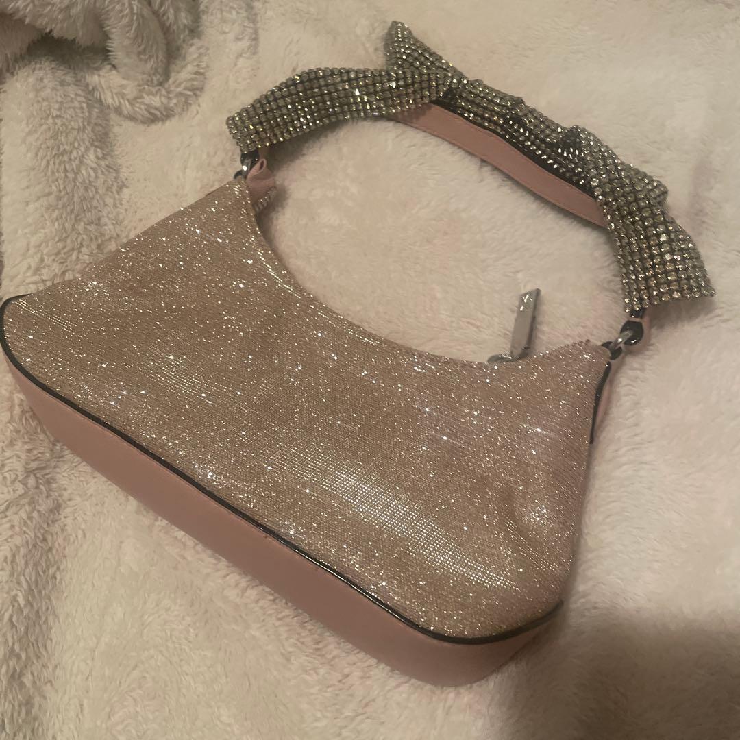 Victoria secretグリッター ピンク ショルダーバッグ