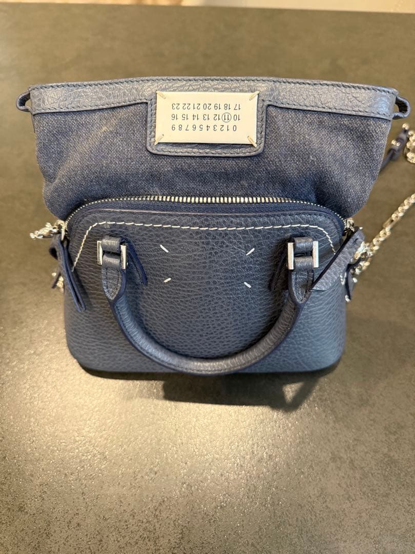【ささこ】Maison Margiela 5AC ミニバック　ネイビー