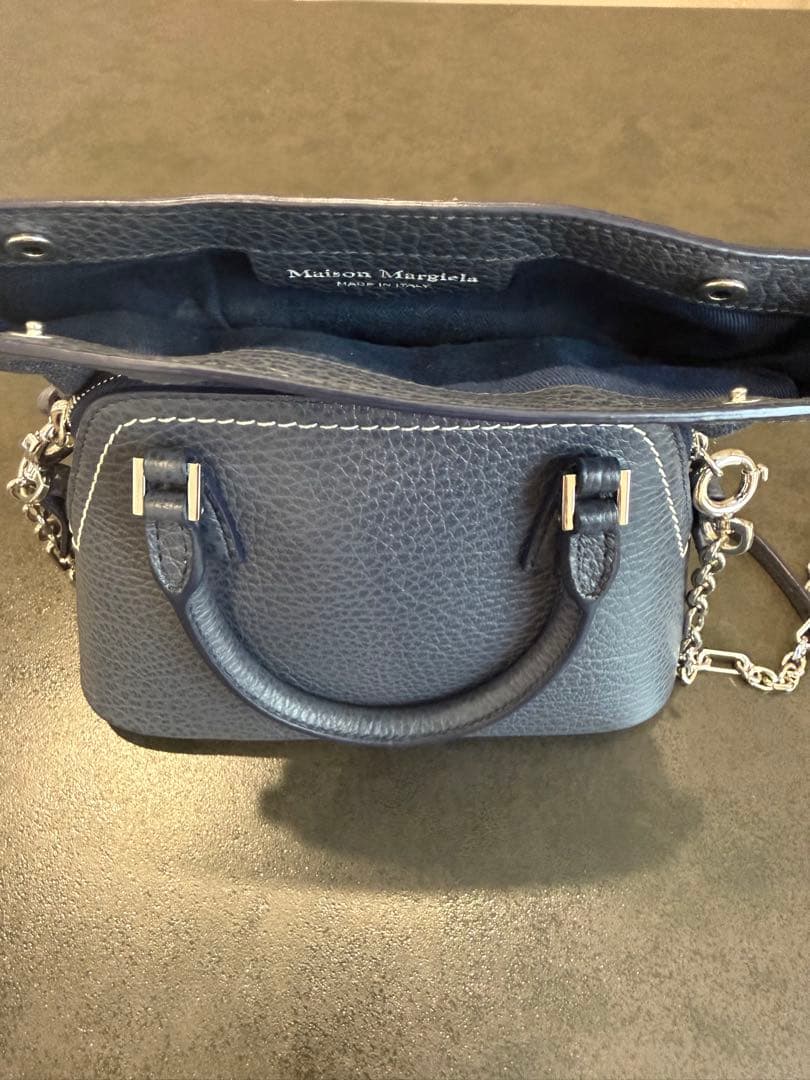 【ささこ】Maison Margiela 5AC ミニバック　ネイビー