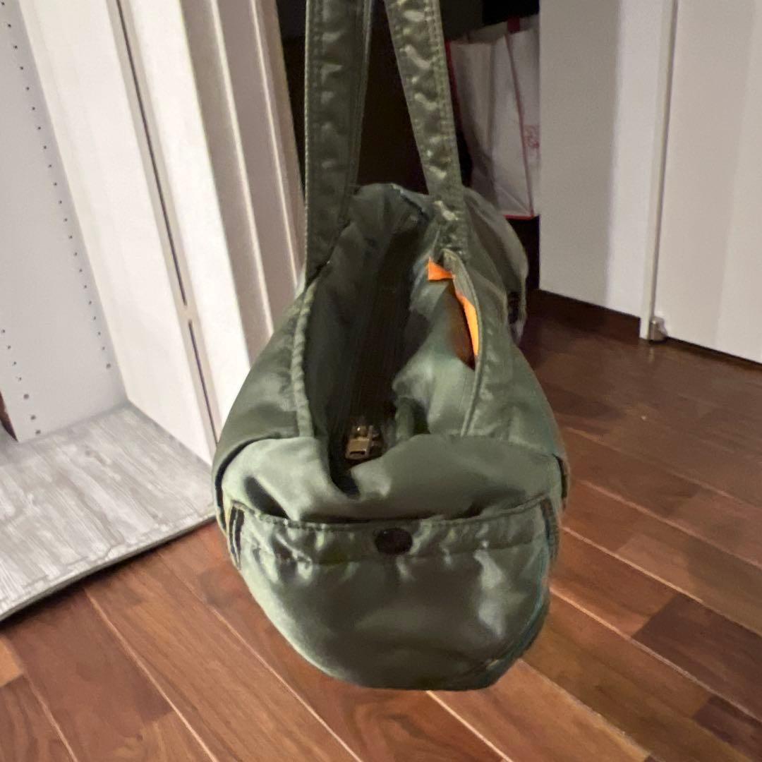 PORTER オリーブグリーン ミニドラムバッグ