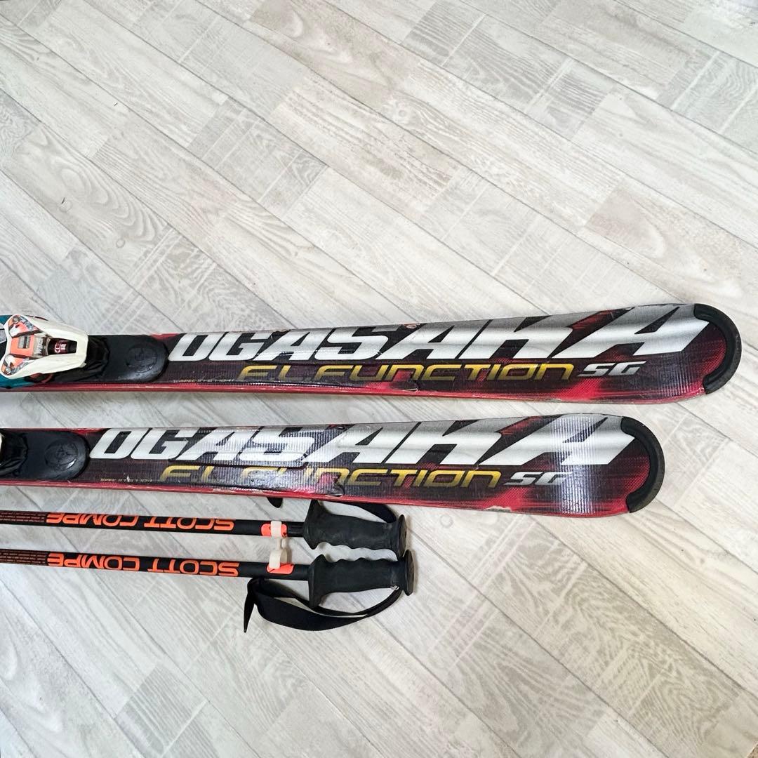 オガサカ TC SG 165㎝、ビンディング　MARKER RACE、ストック