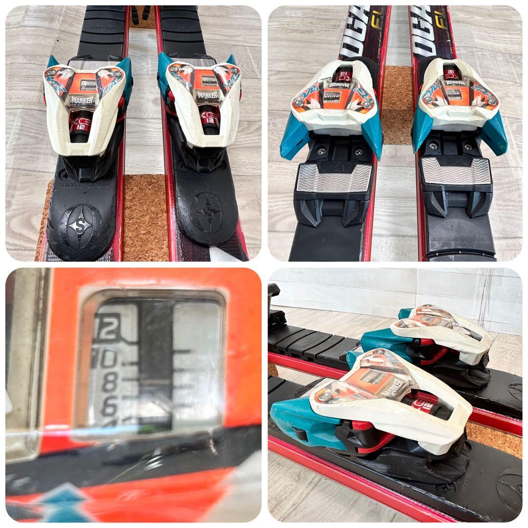 オガサカ TC SG 165㎝、ビンディング　MARKER RACE、ストック