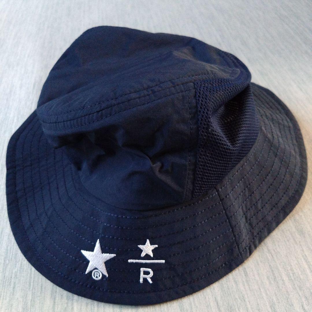 スターバックス CONVERSE TOKYO パッカブルサファリハット ネイビー