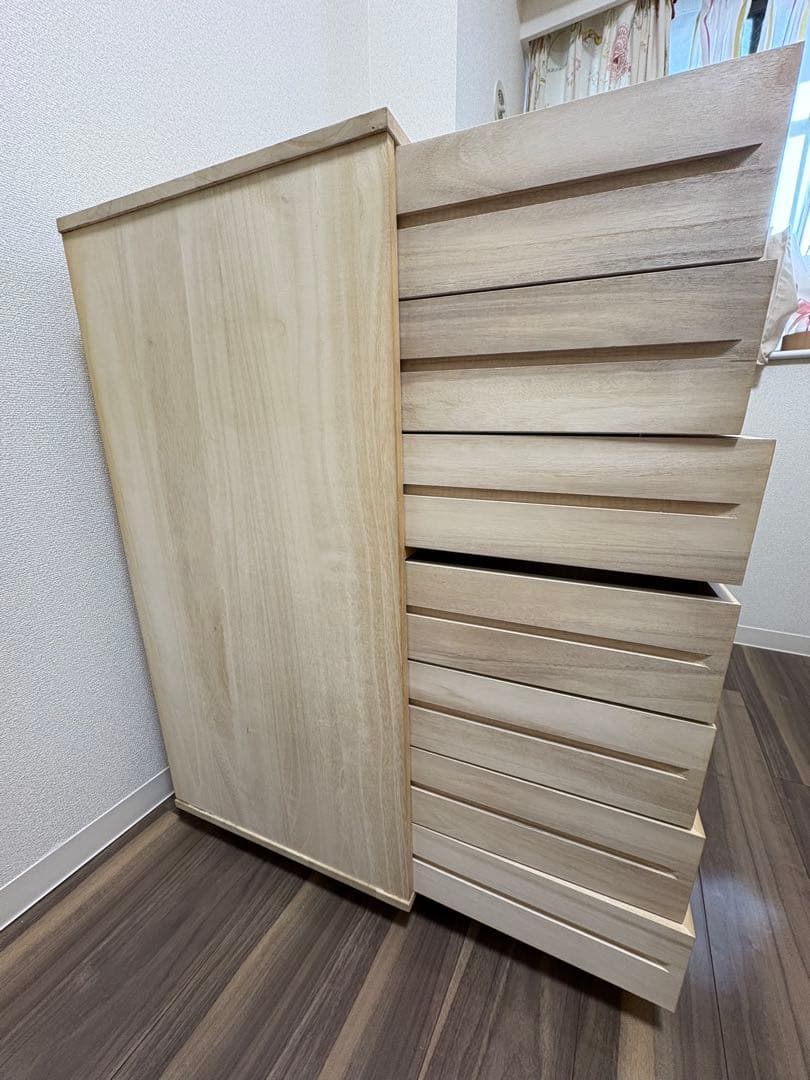 帯箪笥　桐箪笥　7段　市やま　帯専用　横幅75