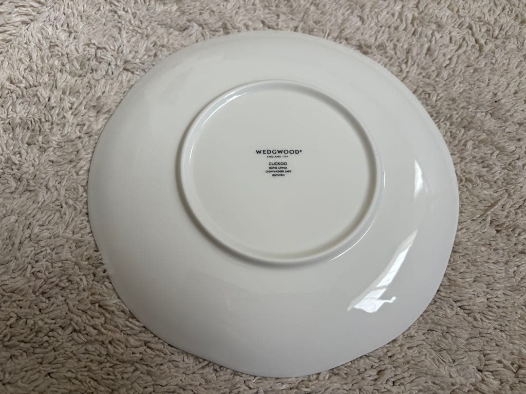  花と鳥の皿 ４枚セット