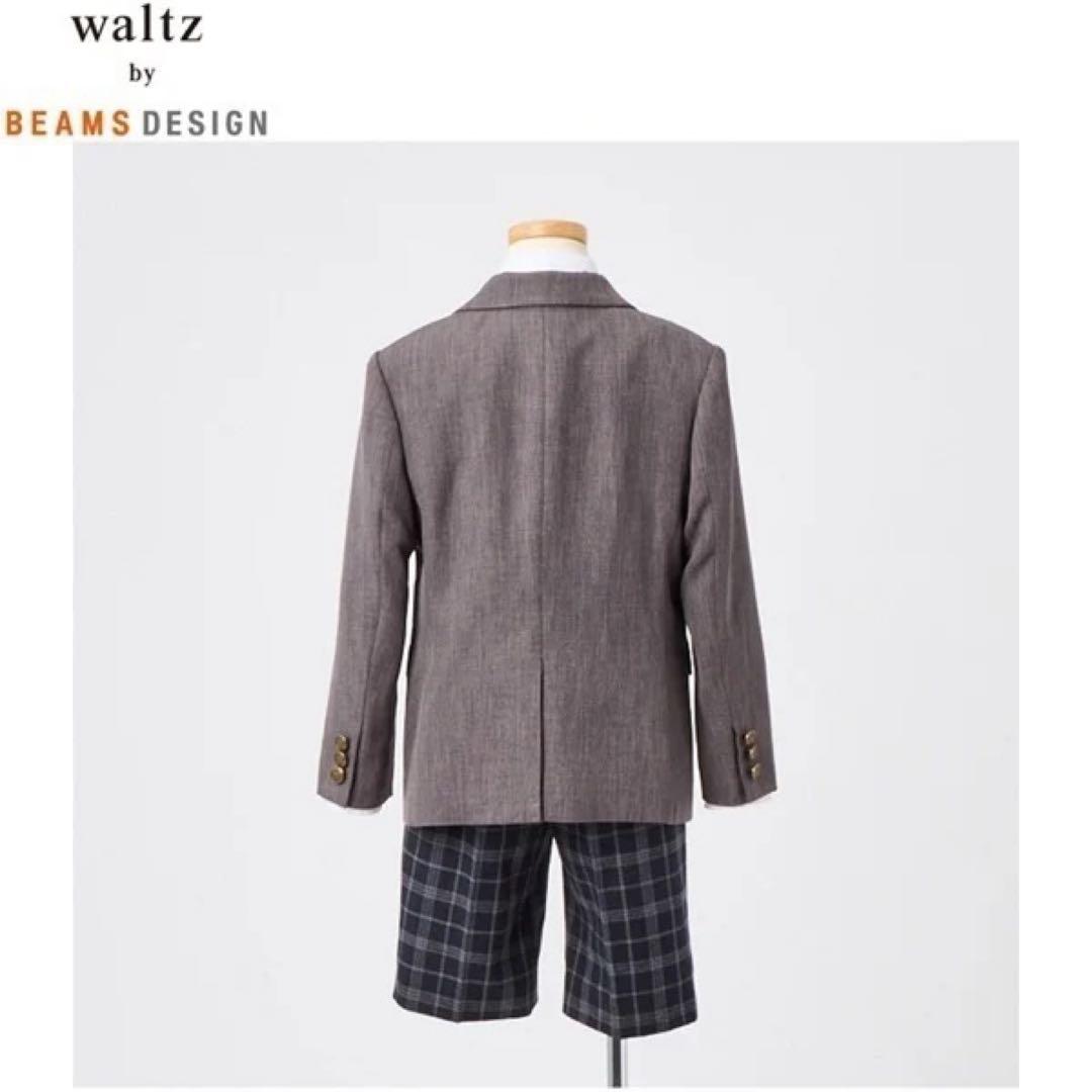 BEAMS waltz グレー スーツ 120 チェック柄 スーツ・ブレザー