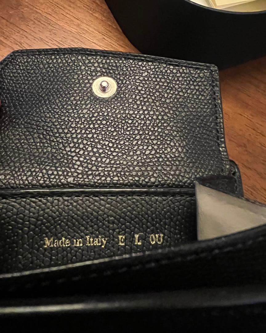 Valextra 3つ折り 財布 コンパクト パース 美品