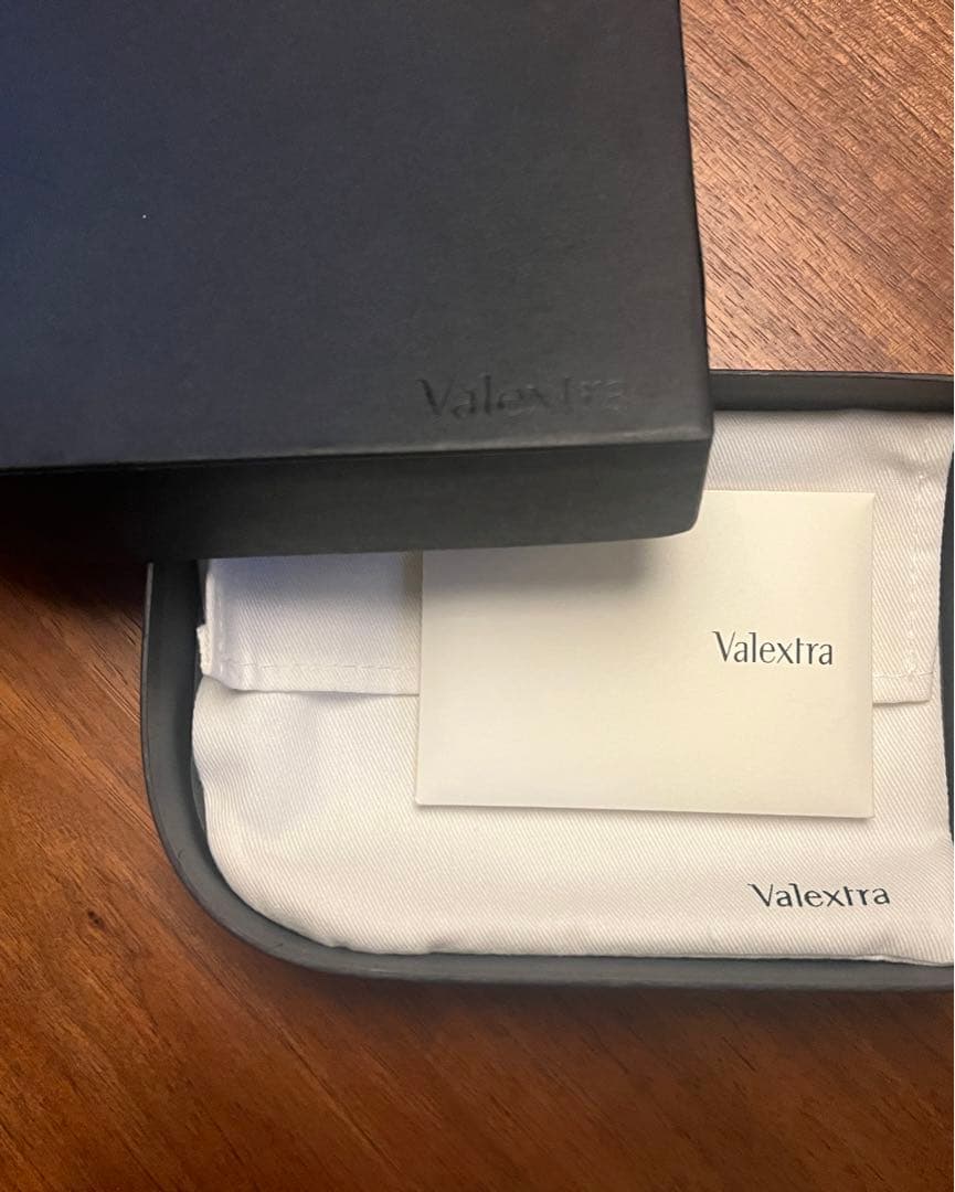 Valextra 3つ折り 財布 コンパクト パース 美品