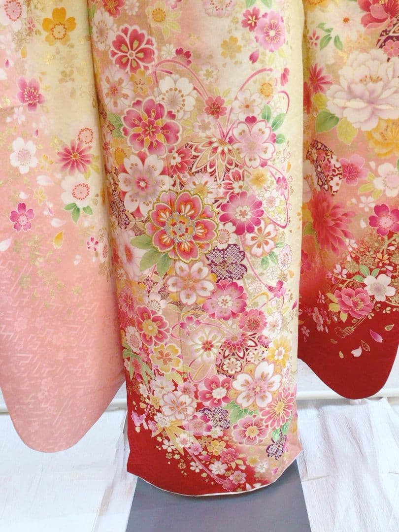 振袖フルセット　ピンク