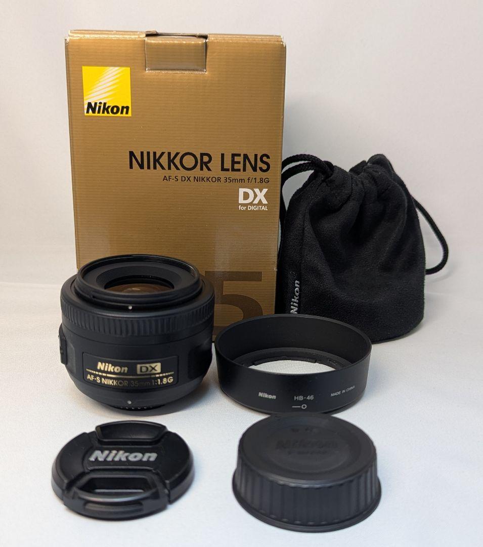 美品　Nikon AF-S NIKKOR 35mm f/1.8G 単焦点レンズ