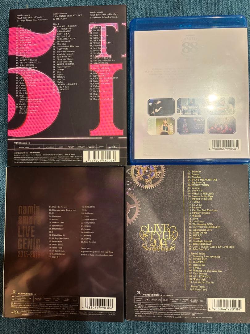 安室奈美恵Blu-ray 4組セット