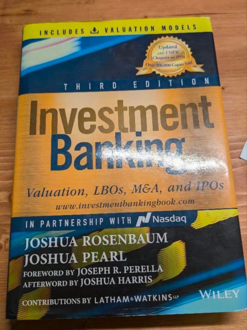 Investment Banking　第3版