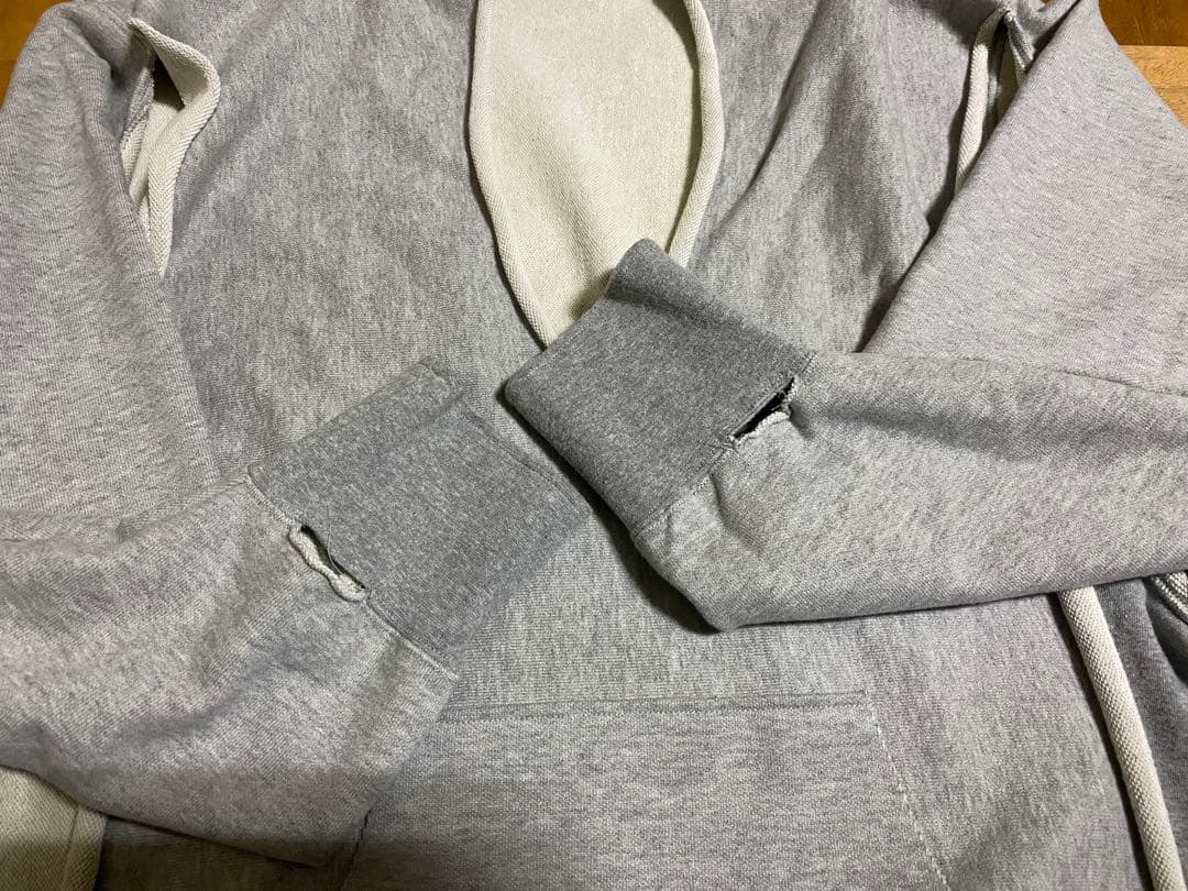 papier【パピエ】Broken parker グレー