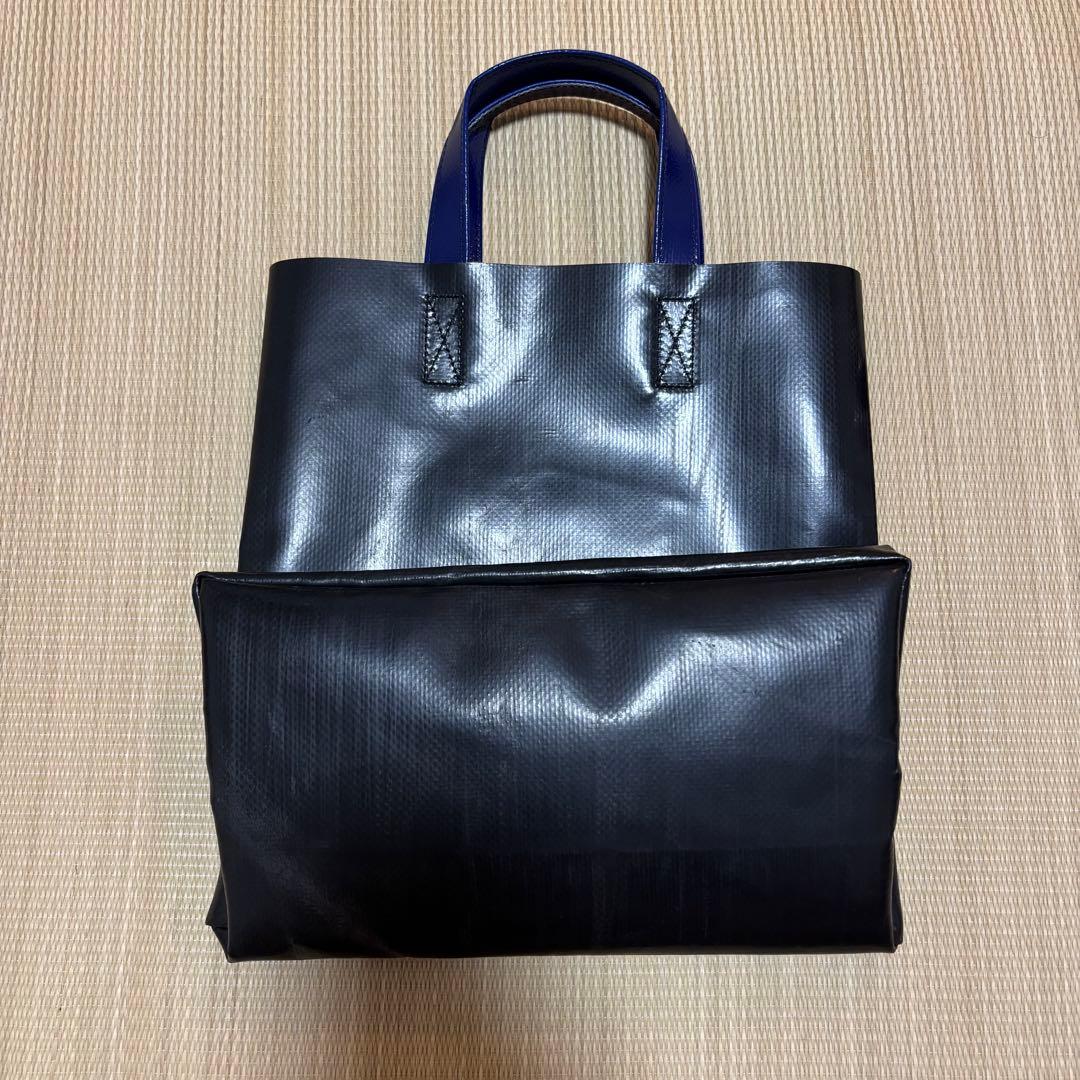 レア物 FREITAG F250 SONNY ショッピングバッグ 黒 ネイビー