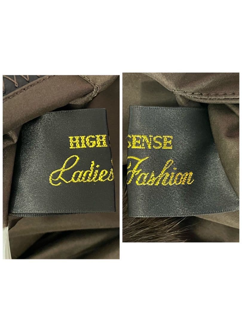 防寒抜群✨極美品✨リバーシブルコート 着丈86 リアルファー 毛皮 シルク100