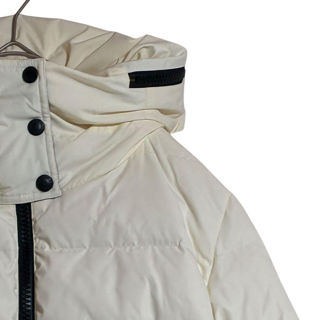 新品未使用 C.C. CROSS ダウンコート 白 38 フーディ 秋冬