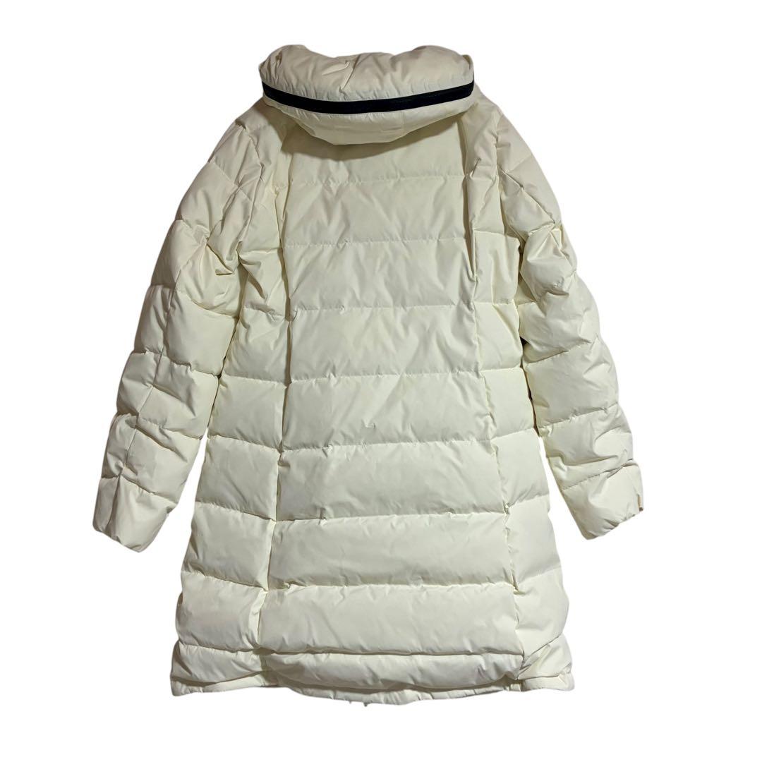新品未使用 C.C. CROSS ダウンコート 白 38 フーディ 秋冬