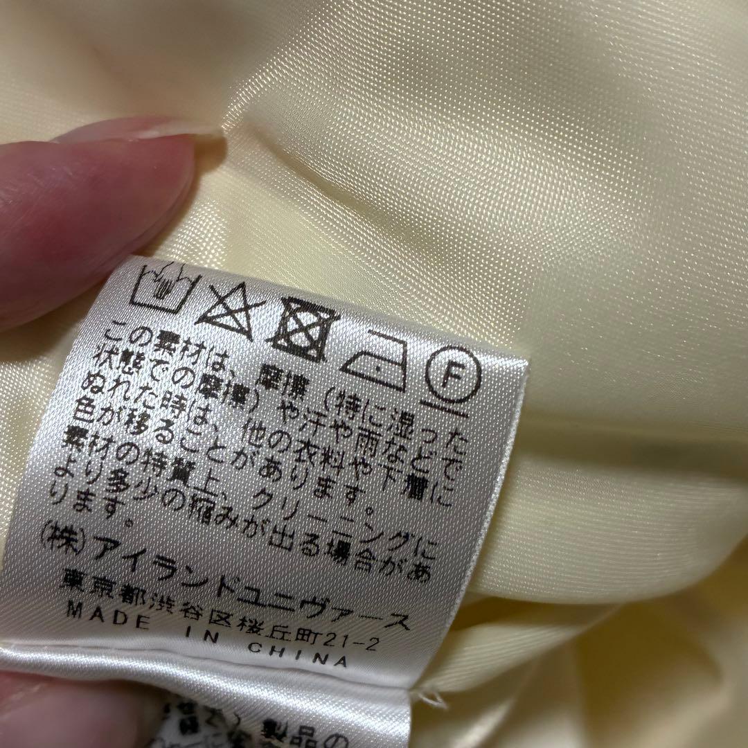 新品未使用 C.C. CROSS ダウンコート 白 38 フーディ 秋冬