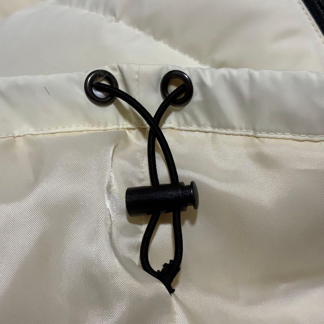 新品未使用 C.C. CROSS ダウンコート 白 38 フーディ 秋冬