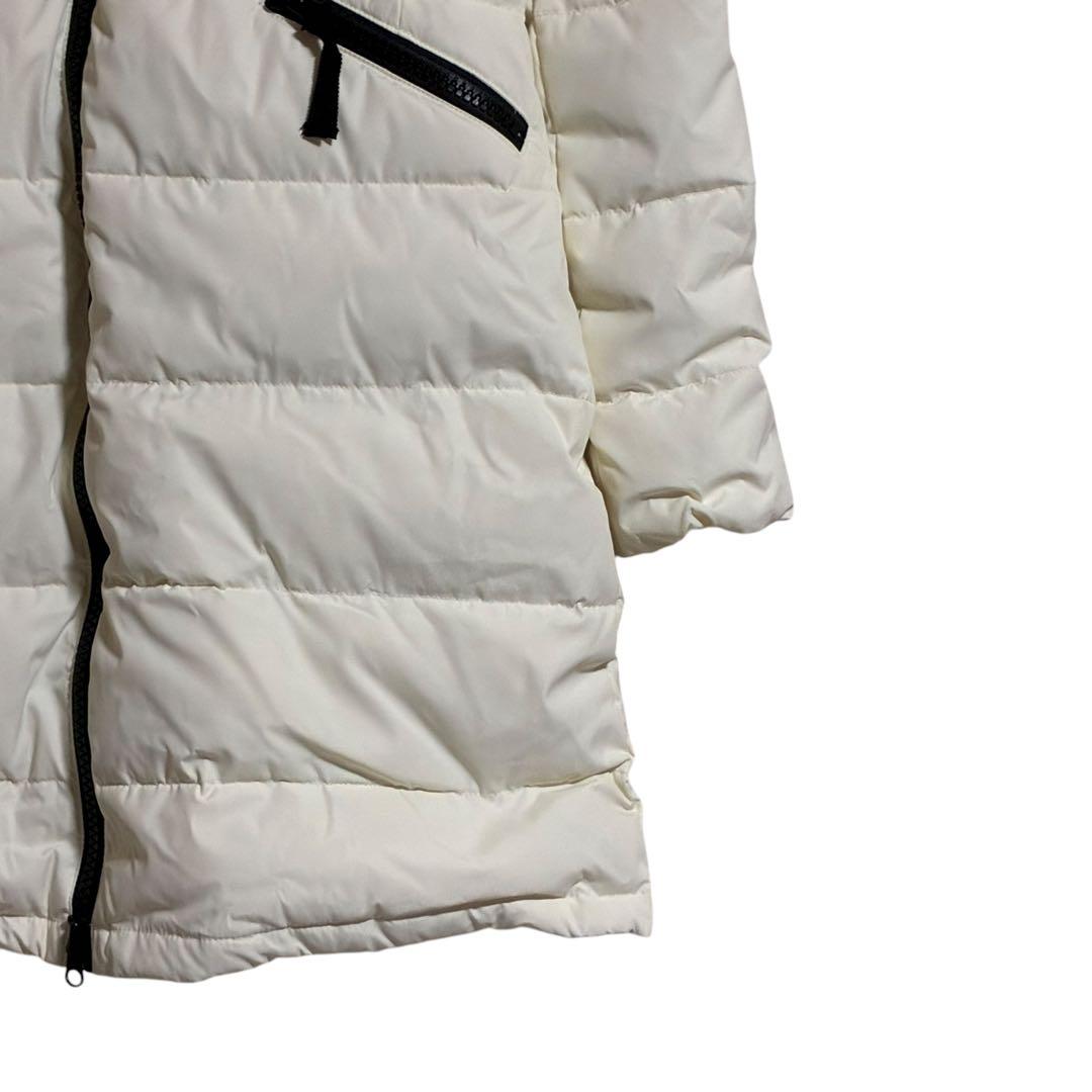 新品未使用 C.C. CROSS ダウンコート 白 38 フーディ 秋冬