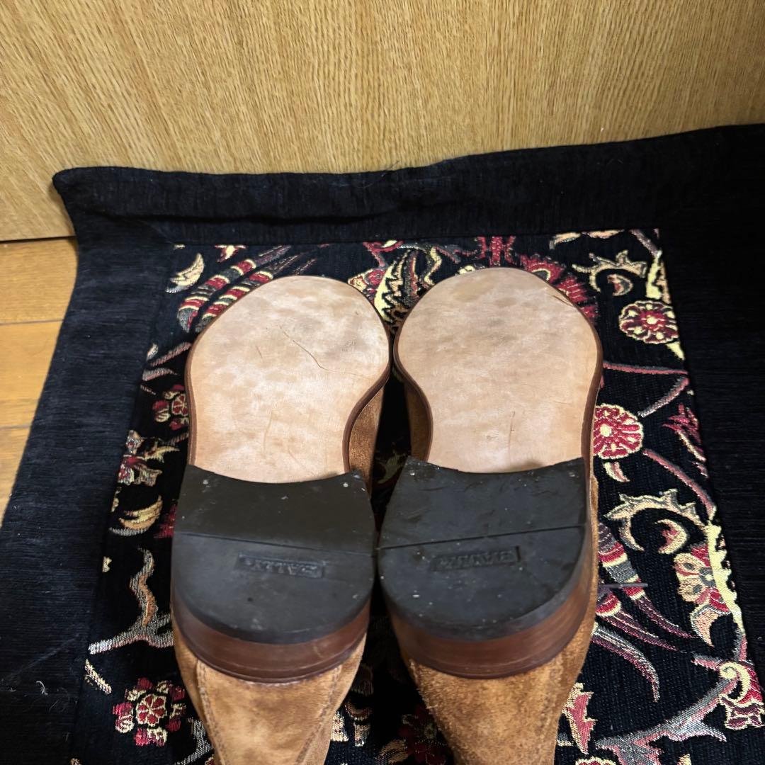 Bally 41 1/2 ダークブラウンスウェード チャッカブーツ 未使用