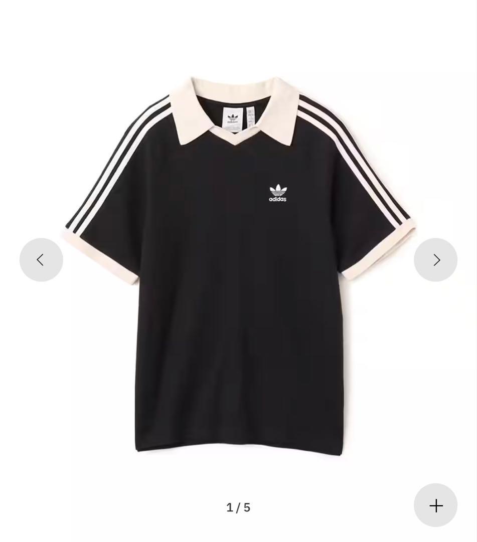 adidas WAFFLE SHORT SLEEVE POLO ブラック