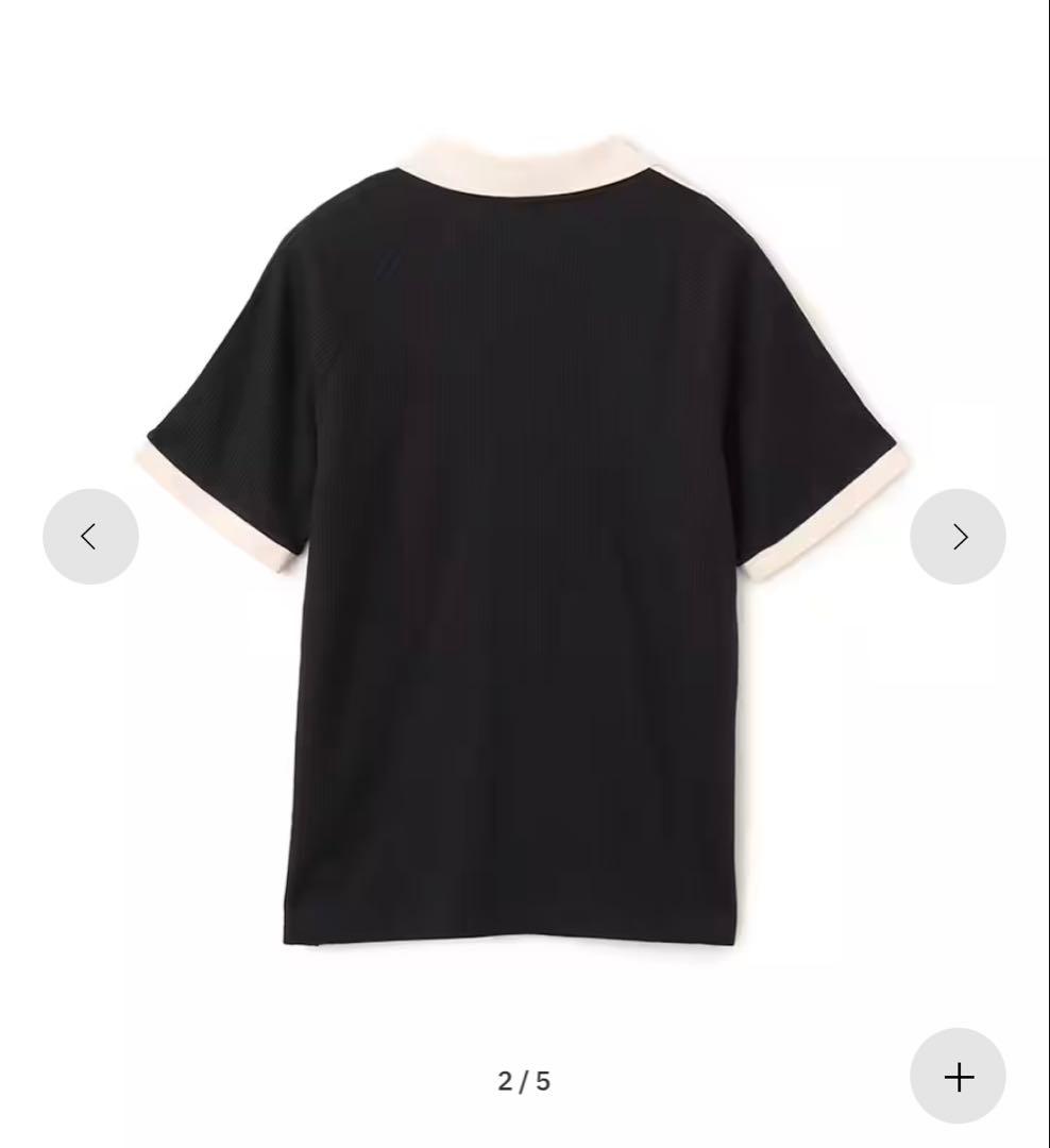 adidas WAFFLE SHORT SLEEVE POLO ブラック