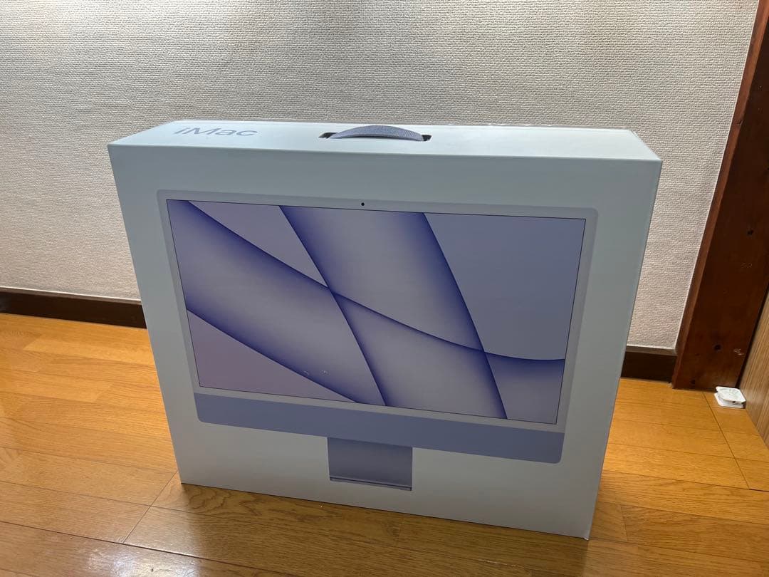 iMacパープル24インチ 8GB M1チップ 元箱あり梱包済