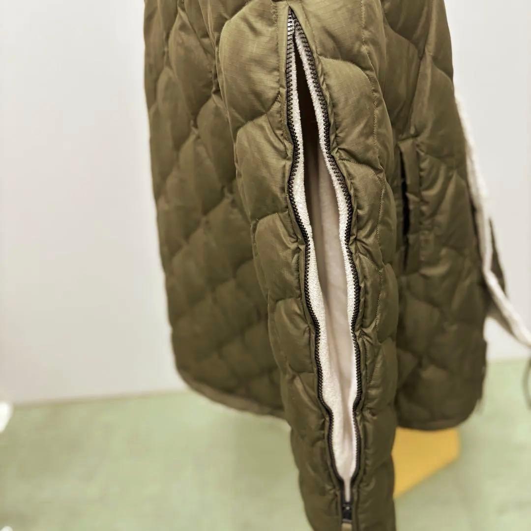 は*ん様 taionタイオン【新品】MILITARY キルティングダウンケープ