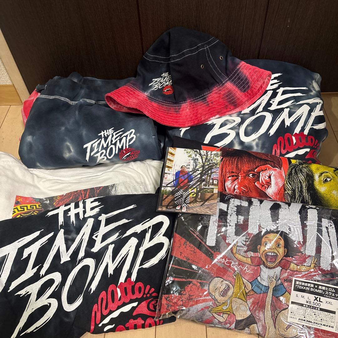 高橋ヒロム　ローリングクレイドル　セットアップ直筆サイン　アパレルまとめ売り