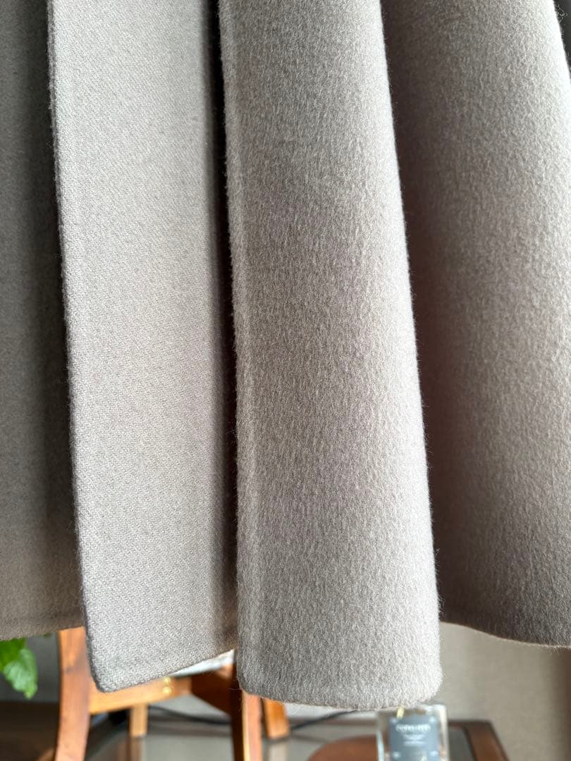 BEIGE, ロングコート＊　ウール100% キュプラ裏地