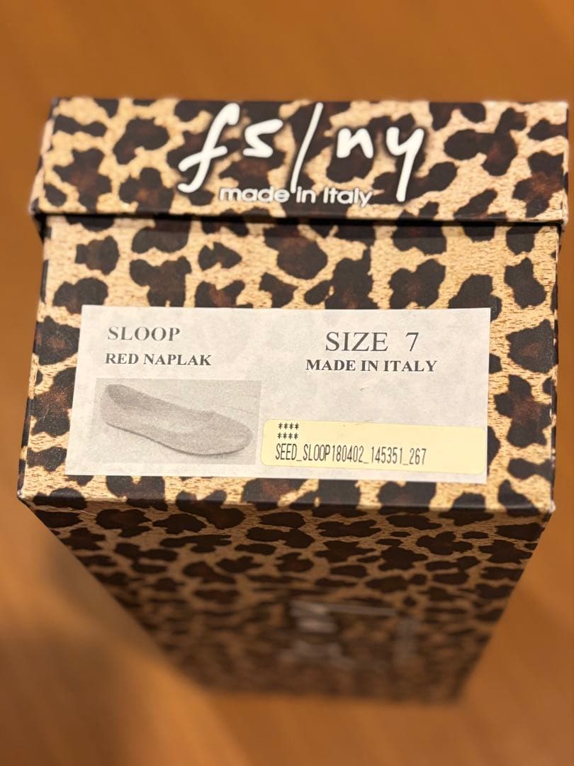 【タイムセール】 fs/ny SLOOP フラットシューズ　レッドsize 7