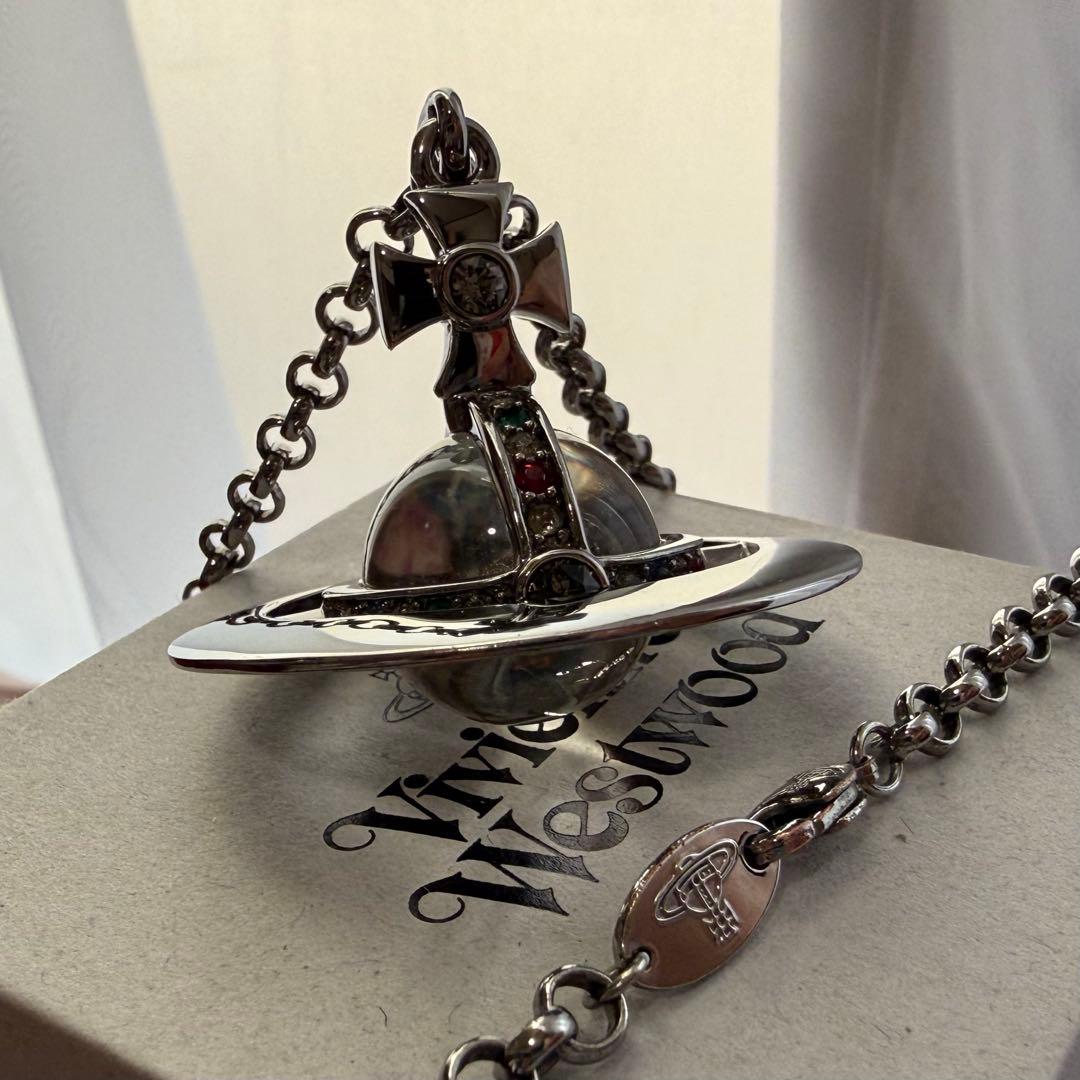 良品Sale/Vivienne Westwood スモールオーブ/ガンメタル