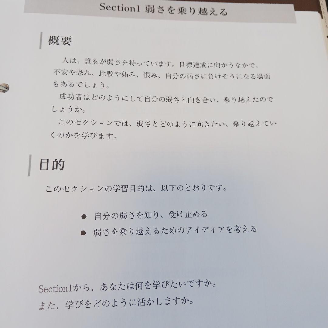 未使用、アチーブメントテクノロジー マスタープログラム、テキスト1.2