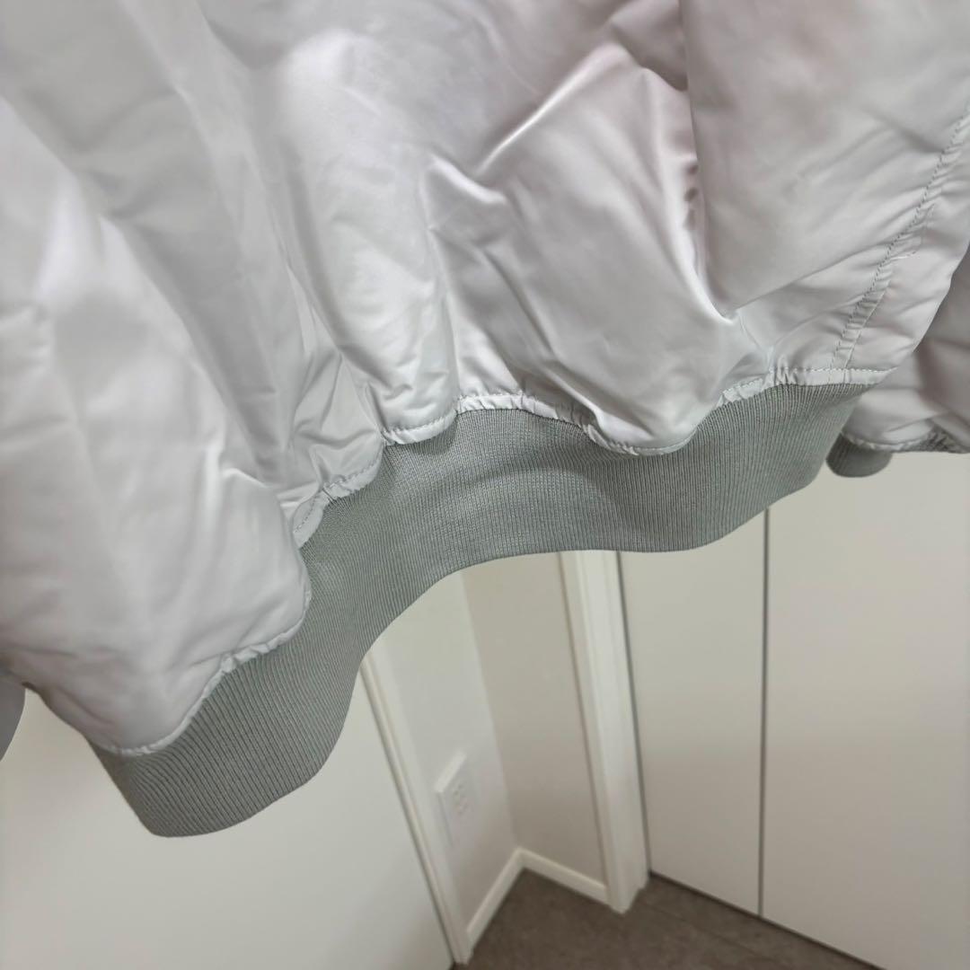 試着のみ✨ ビームス MA-1リラックスフィット フライトジャケット シルバー