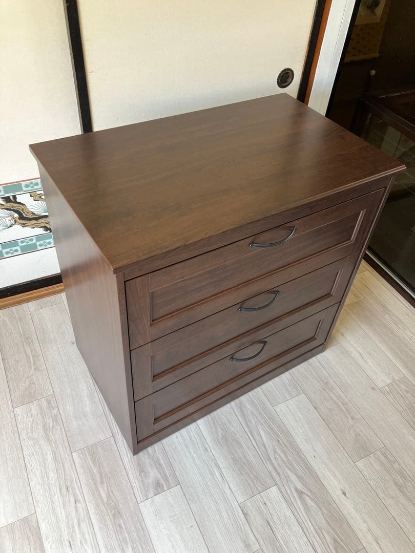 みんみ　IKEA 幅81cm SONGESAND ソンゲサンド 3段棚