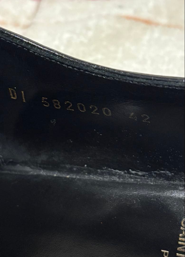 SAINT LAURENT PARIS\"パテントレザーダービーシューズ\"