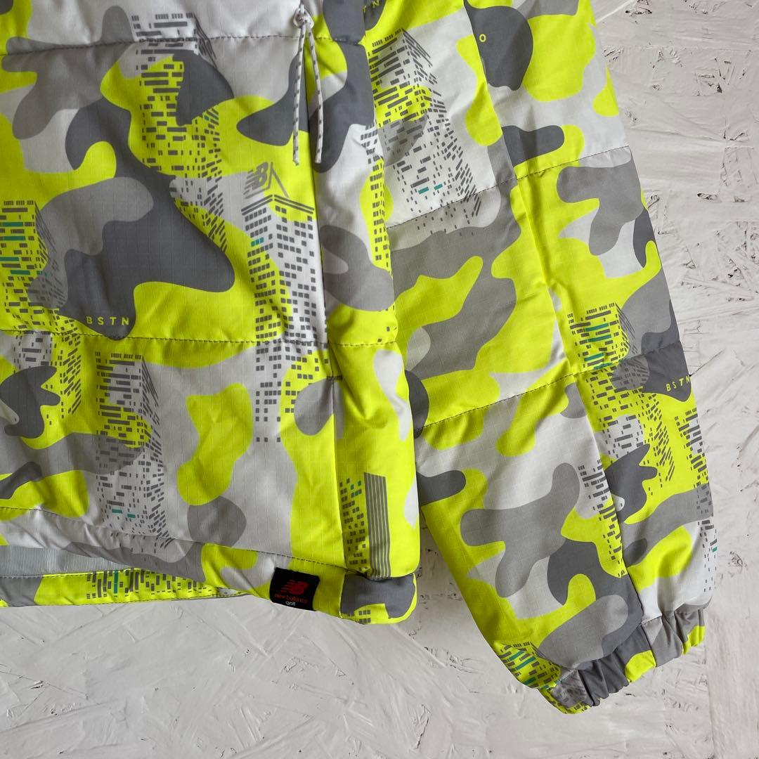 ゴルフウェア【newbalance】4WAY中綿フルジップブルゾン　迷彩柄　2