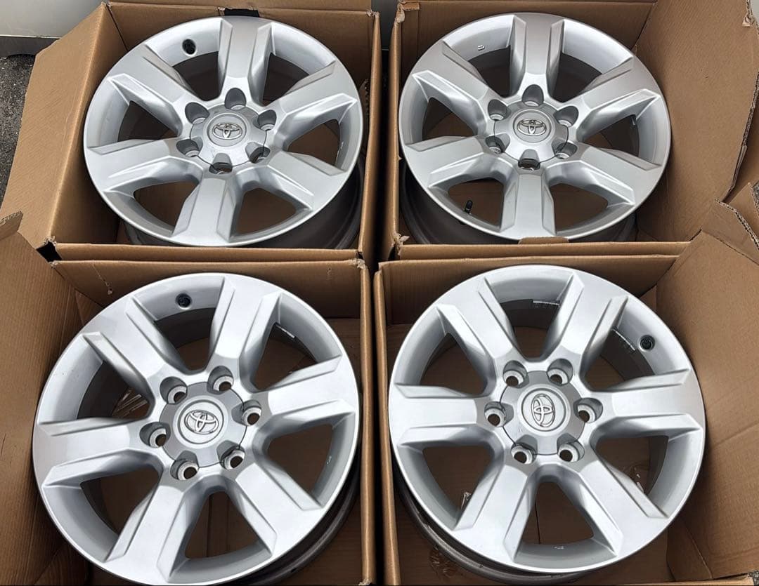 ランドクルーザー プラド 150 後期17in ホイール 4本セット 純正