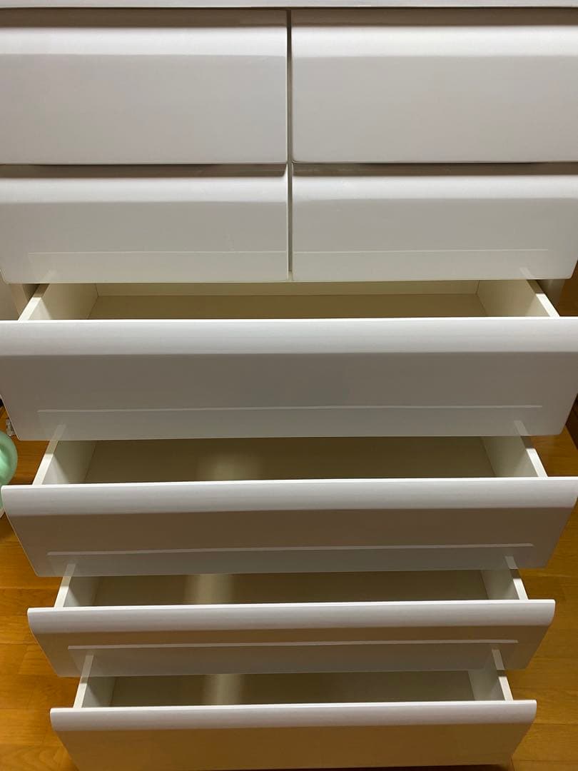 ニトリ　ホワイトハイチェスト