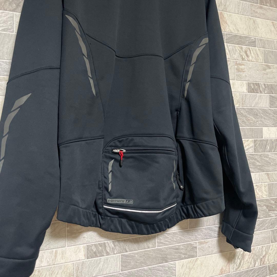 SPECIALIZED サイクルジャケット 防風シェル 裏起毛 防寒 自転車 黒