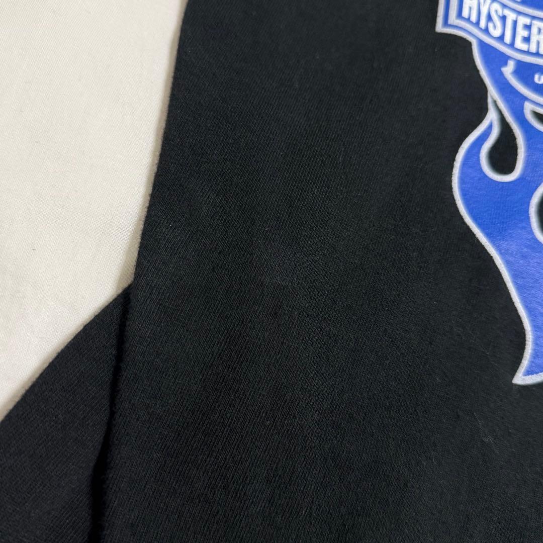 ヒステリックグラマー MOTOR CITY BABY ブラック Tシャツ 長袖