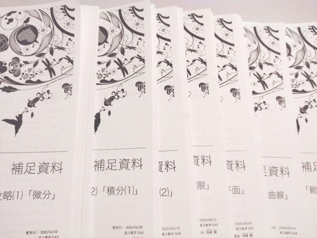 鉄緑会　最新　森嶋先生の数学数Ⅲ完全攻略全セット　530P↑　駿台　河合塾　東進