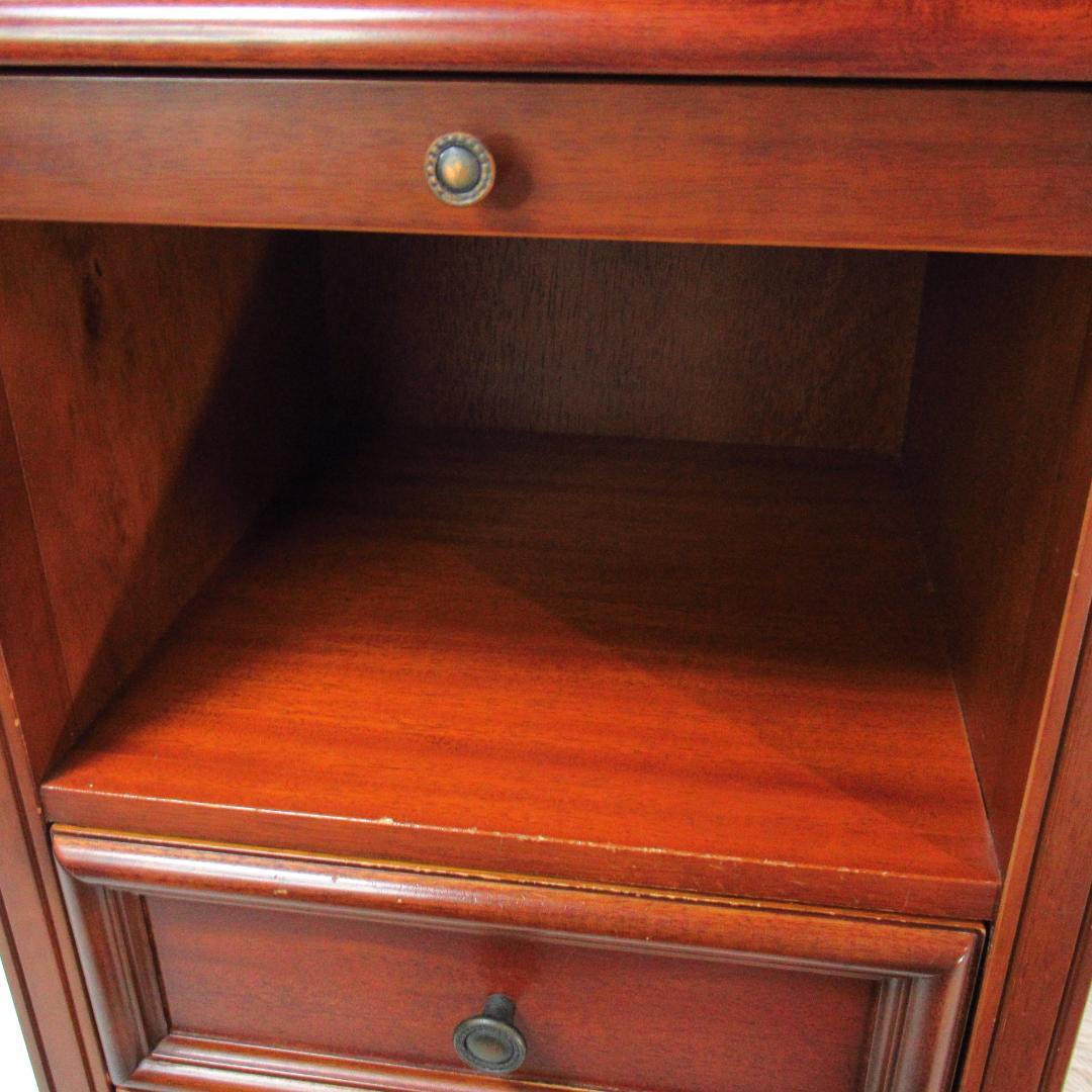 東海家具 ケント KENT 電話台 サイドチェスト 天然木 マホガニー材 レトロ
