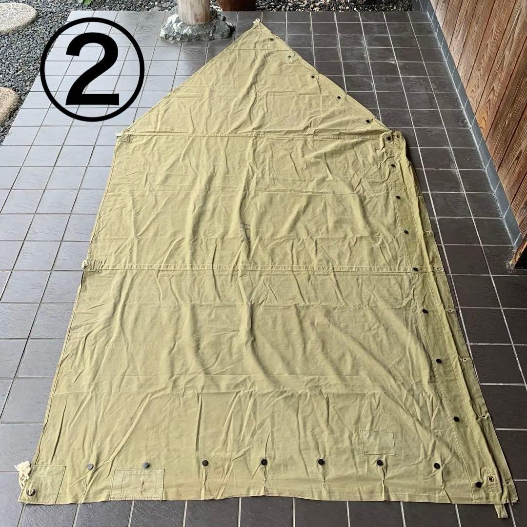 【超絶激レア軍幕】USパップ シェルターハーフ4枚セット 初期モデル 大戦期