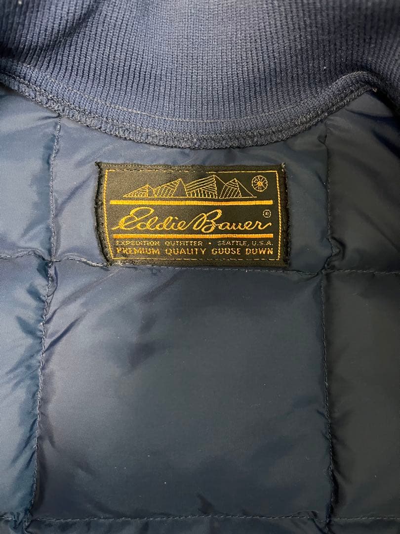 Eddie bauerエディーバウアー 80s キルティング ダウンベスト