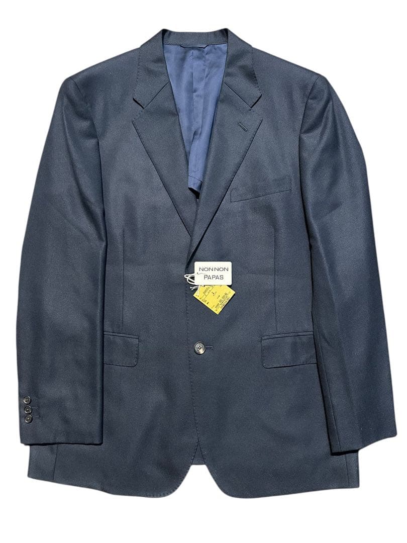 新品未使用！定価132,000円パパス PAPAS シルクシングルスーツ背抜きL