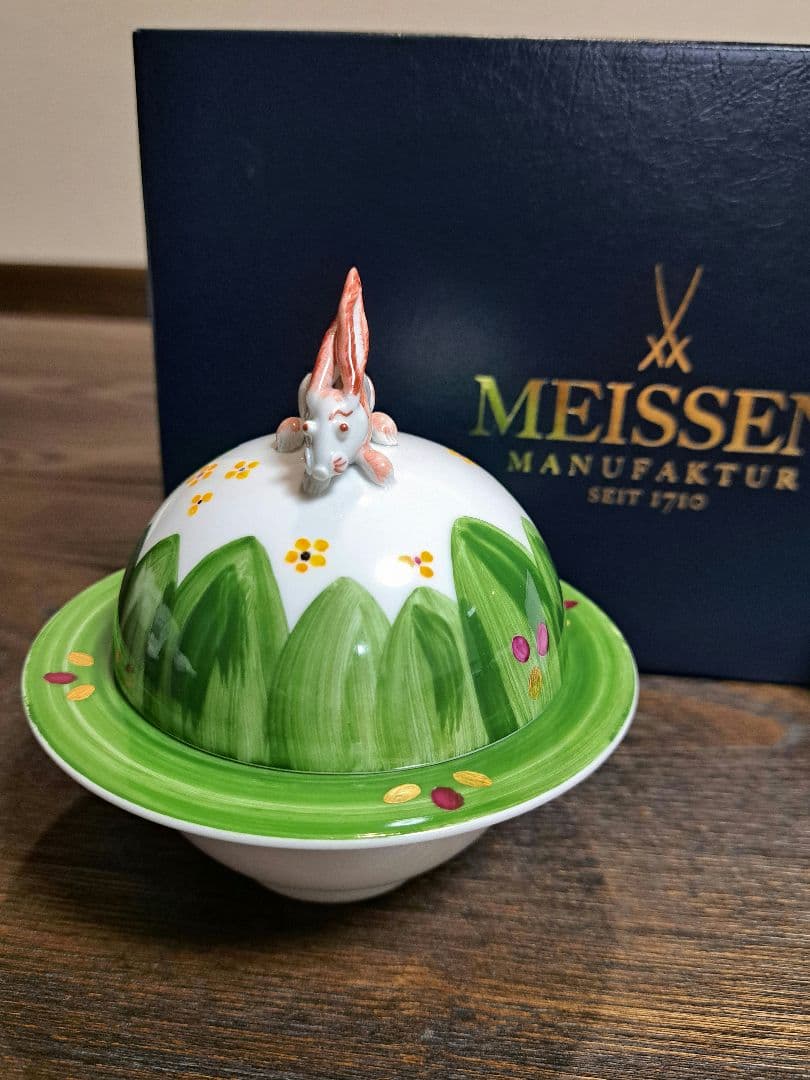 MEISSEN (マイセン)菓器・菓子入れ 　ウサギ