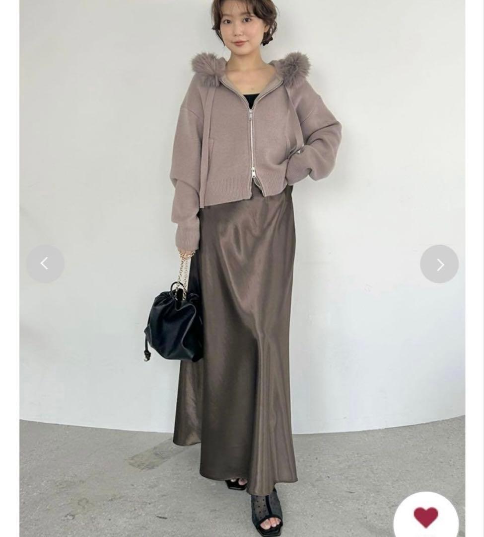 フードファージップニットパーカー　フレイアイディー　FRAY I.D